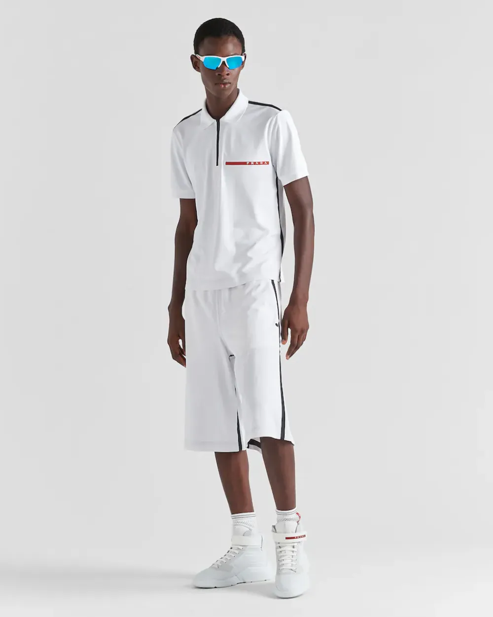 Hombre Prada ROPA^Polo De Piqué