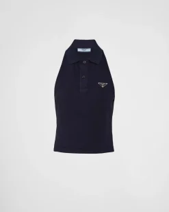 Mujer Prada CAMISETAS Y SUDADERAS^Polo De Piqué