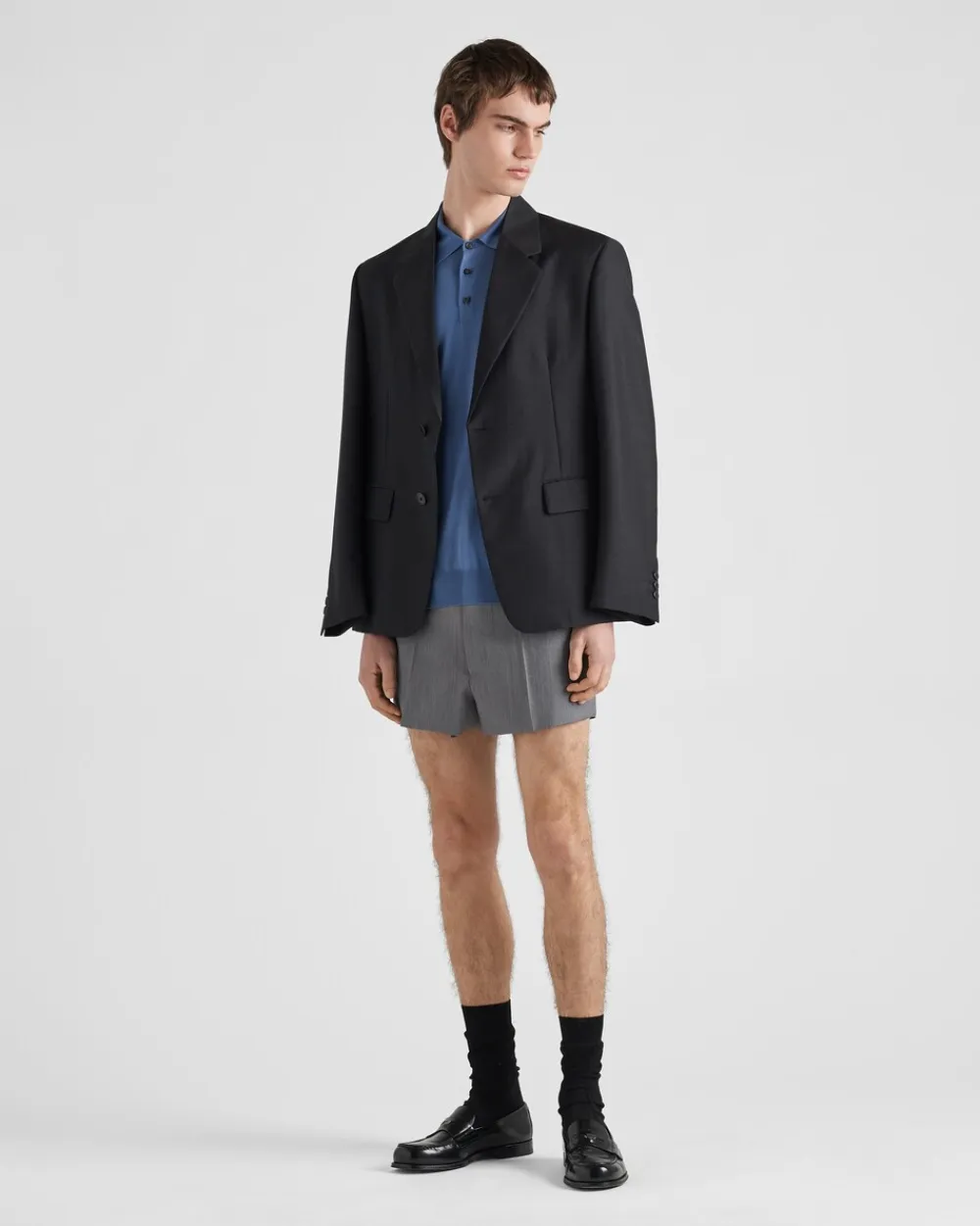 Hombre Prada TEJIDOS DE PUNTO^Polo De Seda