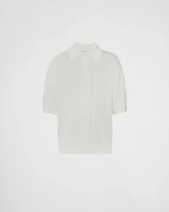 Hombre Prada TEJIDOS DE PUNTO^Polo De Seda