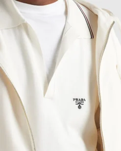 Hombre Prada TEJIDOS DE PUNTO^Polo De Seda Y Algodón