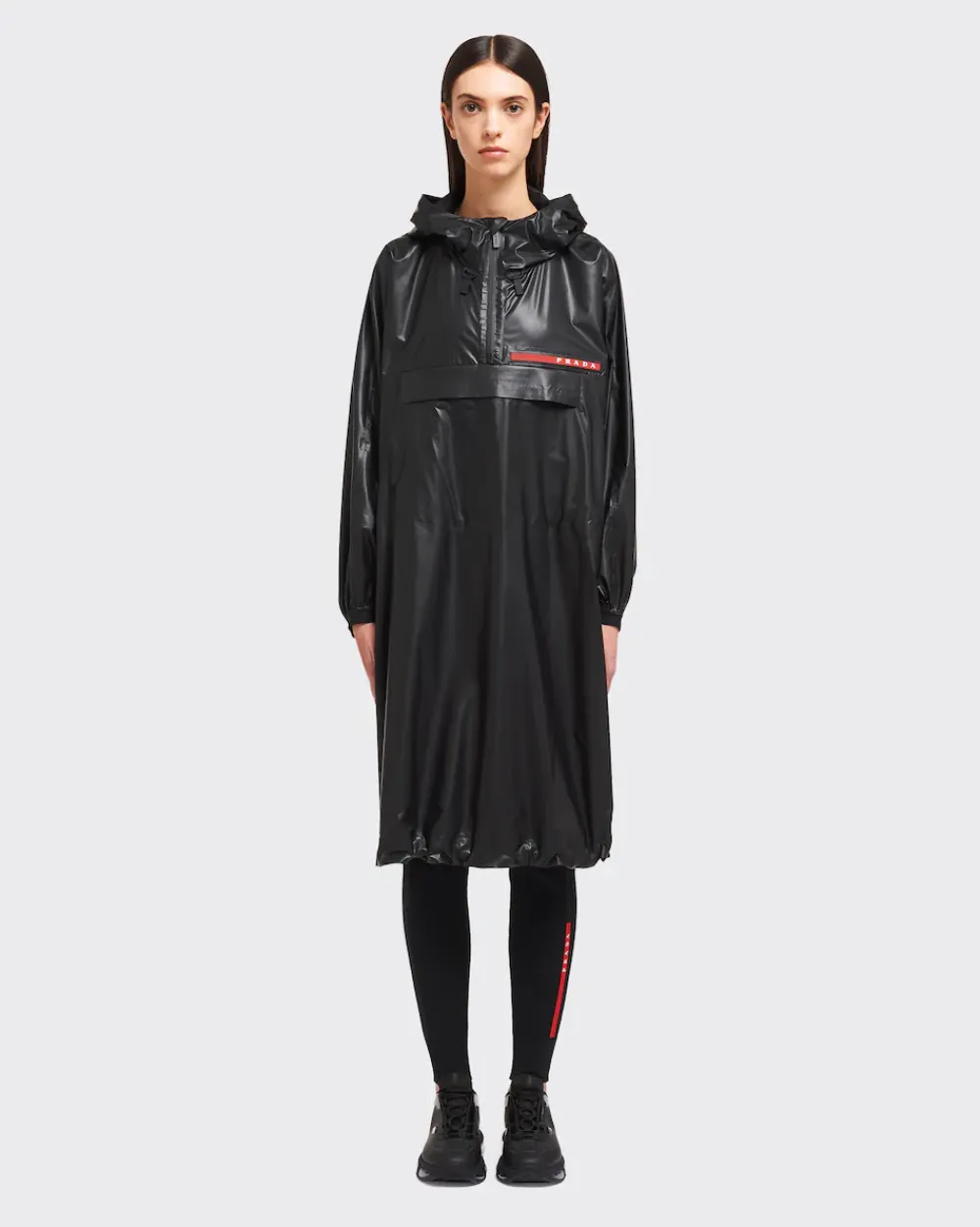 Mujer Prada ROPA^Poncho Impermeable De Re-nylon Ligero