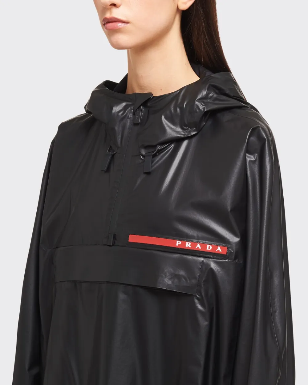 Mujer Prada ROPA^Poncho Impermeable De Re-nylon Ligero