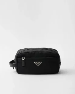 Mujer/Hombre Prada BOLSAS Y ACCESORIOS DE VIAJE|BOLSAS Y ACCESORIOS DE VIAJE^Pouch De Viaje De Re-nylon Y Piel Saffiano