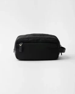 Mujer/Hombre Prada BOLSAS Y ACCESORIOS DE VIAJE|BOLSAS Y ACCESORIOS DE VIAJE^Pouch De Viaje De Re-nylon Y Piel Saffiano