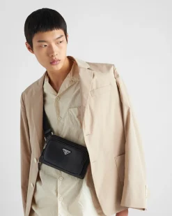 Hombre Prada MOCHILAS Y RIÑONERAS|BOLSOS MENSAJEROS^Riñonera De Piel
