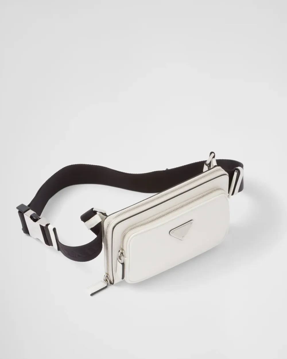 Hombre Prada MOCHILAS Y RIÑONERAS|BOLSOS MENSAJEROS^Riñonera De Piel Saffiano
