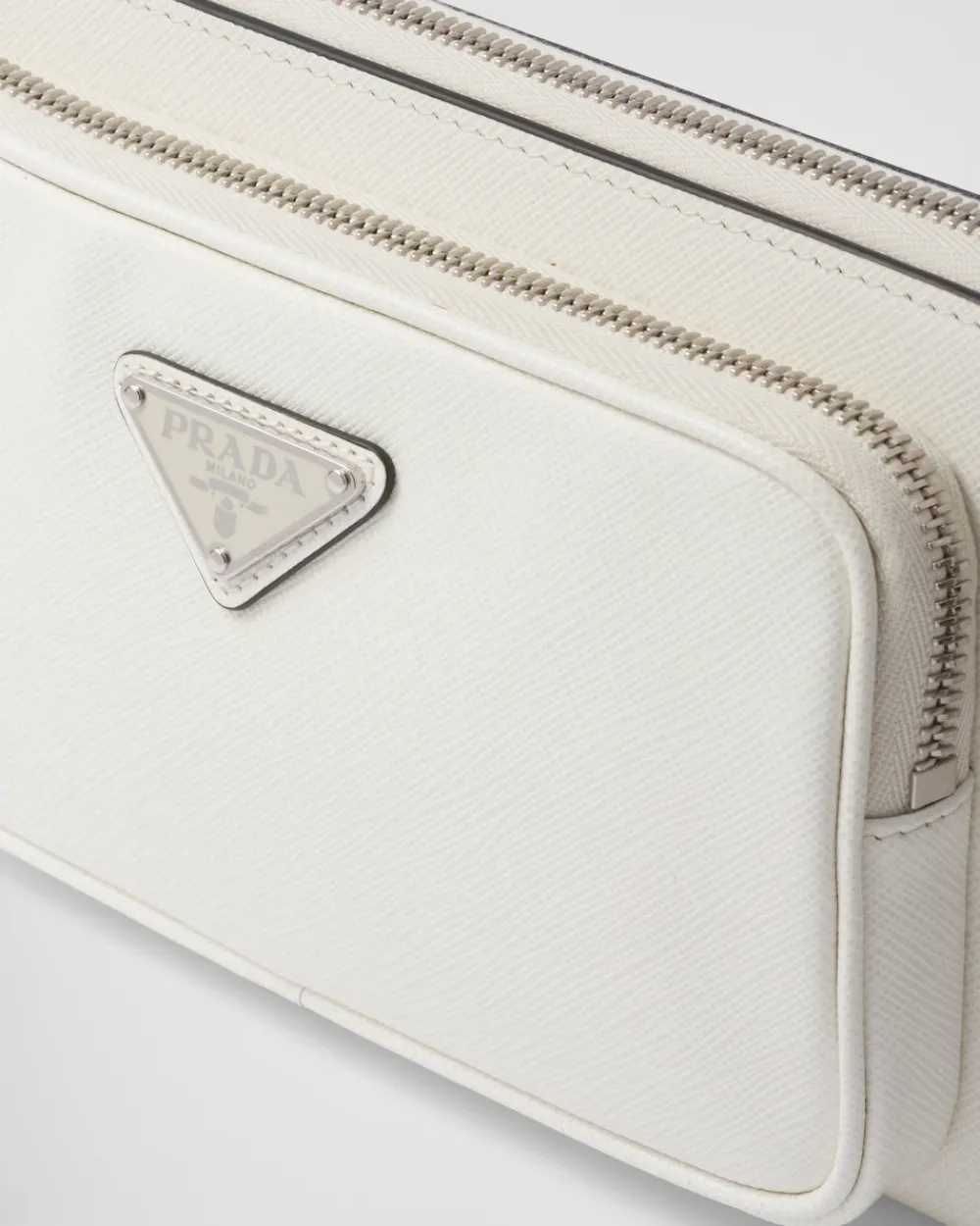 Hombre Prada MOCHILAS Y RIÑONERAS|BOLSOS MENSAJEROS^Riñonera De Piel Saffiano