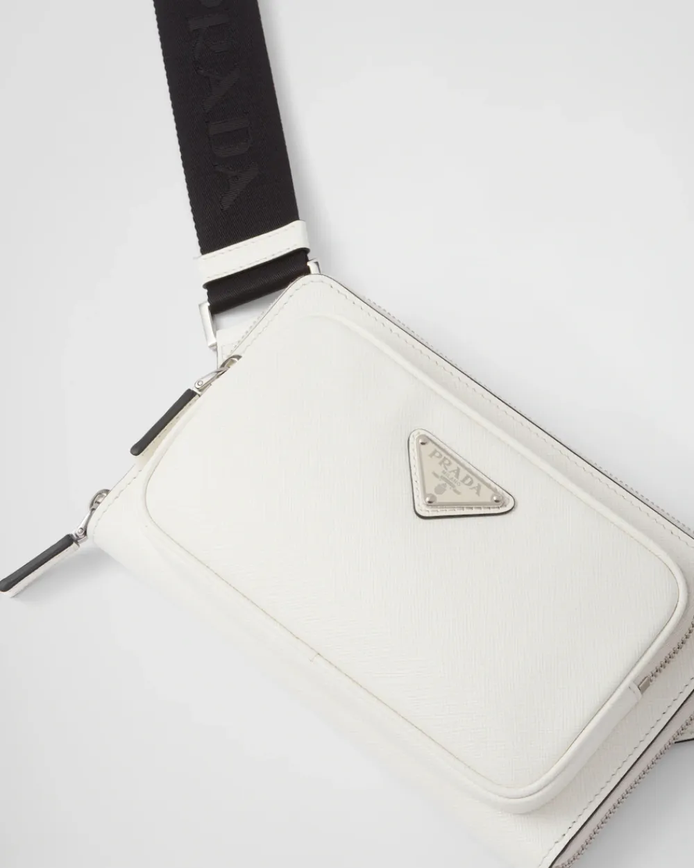 Hombre Prada MOCHILAS Y RIÑONERAS|BOLSOS MENSAJEROS^Riñonera De Piel Saffiano