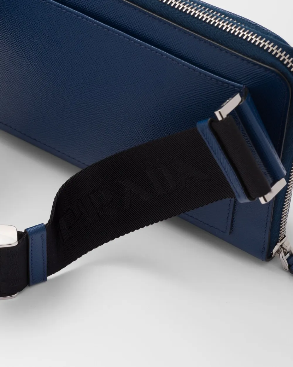 Hombre Prada MOCHILAS Y RIÑONERAS|BOLSOS MENSAJEROS^Riñonera De Piel Saffiano