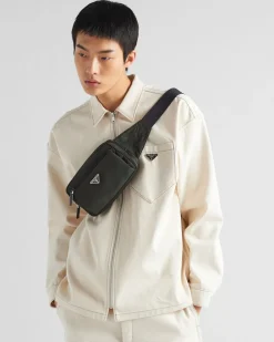 Prada COLECCIÓN MASCULINA^Riñonera De Re-nylon Y Piel Saffiano