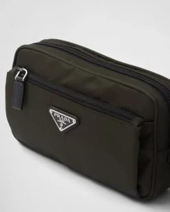 Prada COLECCIÓN MASCULINA^Riñonera De Re-nylon Y Piel Saffiano