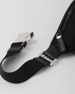 Hombre Prada COLECCIÓN MASCULINA|MOCHILAS Y RIÑONERAS^Riñonera De Re-nylon Y Piel Saffiano