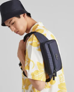 Hombre Prada COLECCIÓN MASCULINA|MOCHILAS Y RIÑONERAS^Riñonera De Re-nylon Y Piel Saffiano