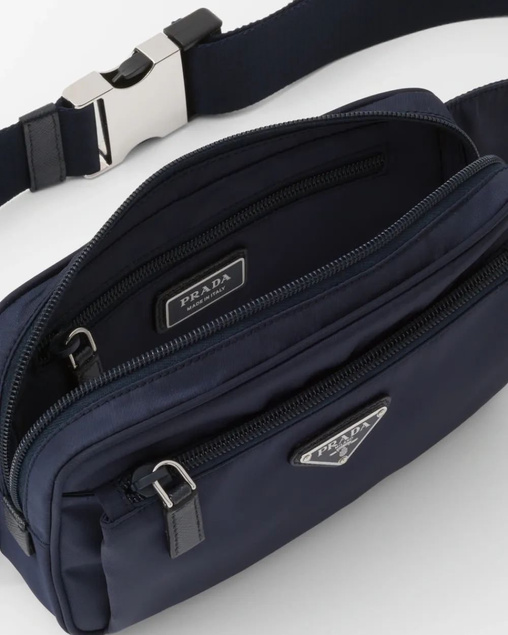 Hombre Prada COLECCIÓN MASCULINA|MOCHILAS Y RIÑONERAS^Riñonera De Re-nylon Y Piel Saffiano