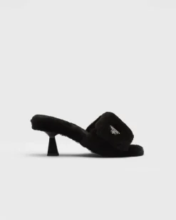 Mujer Prada PANTUFLAS Y CHINELAS^Sandalias De Borreguillo