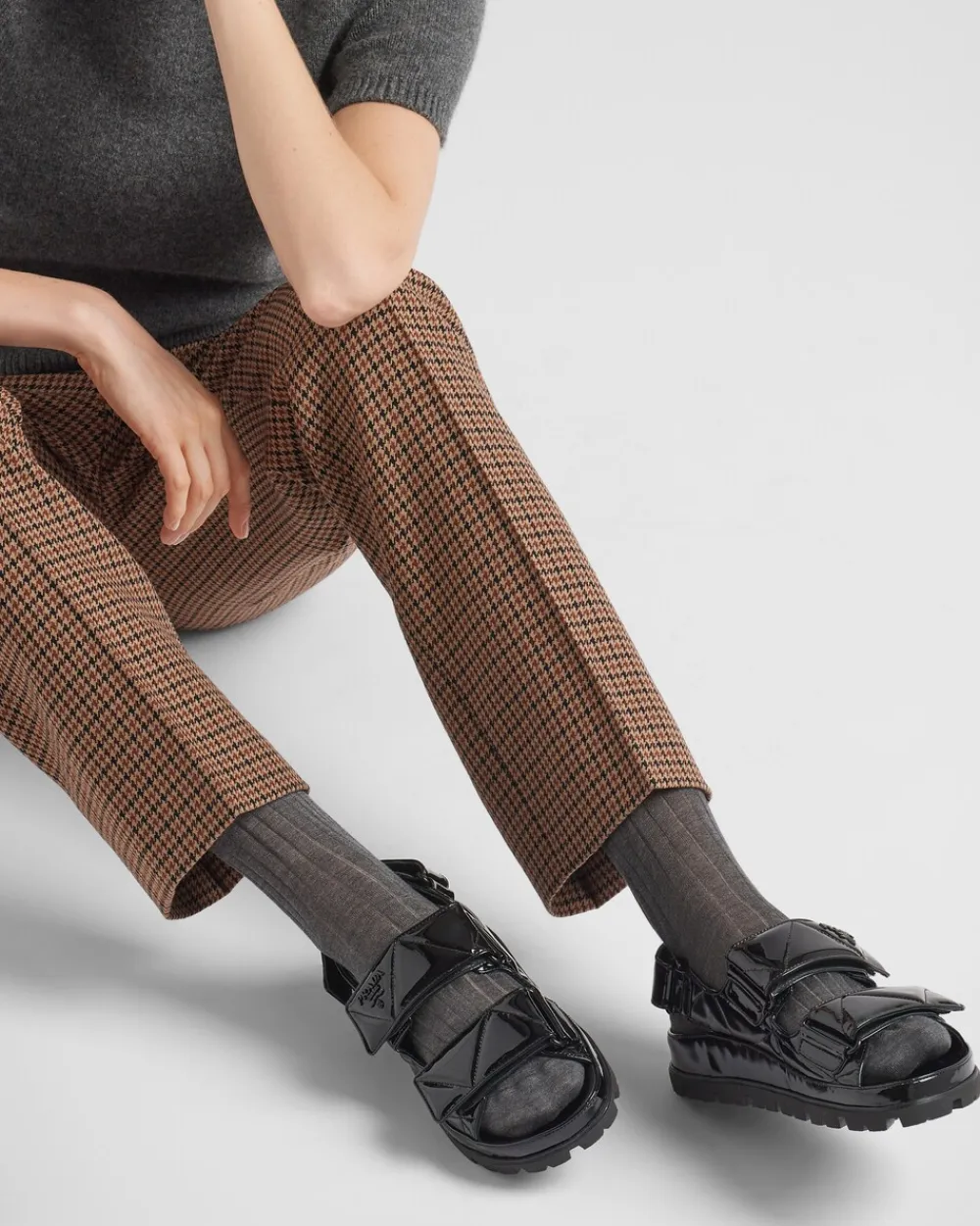 Mujer Prada SANDALIAS^Sandalias De Charol