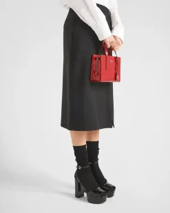 Mujer Prada SANDALIAS^Sandalias De Charol Con Plataforma