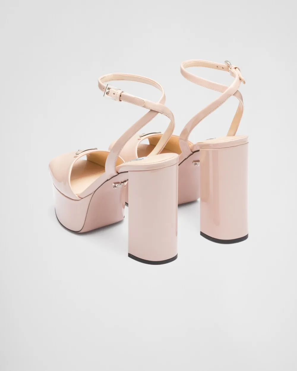 Mujer Prada SANDALIAS^Sandalias De Charol Con Plataforma