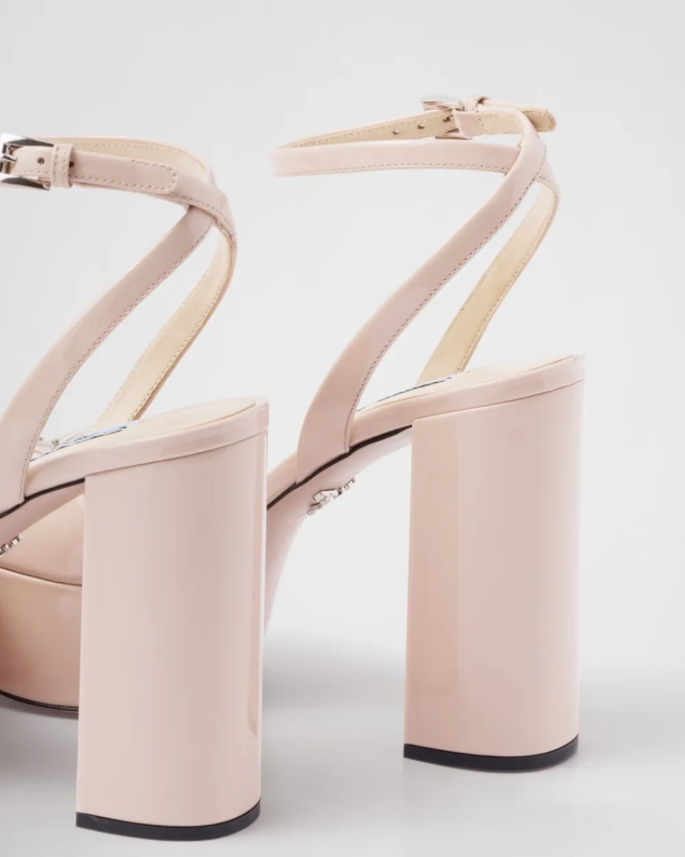 Mujer Prada SANDALIAS^Sandalias De Charol Con Plataforma