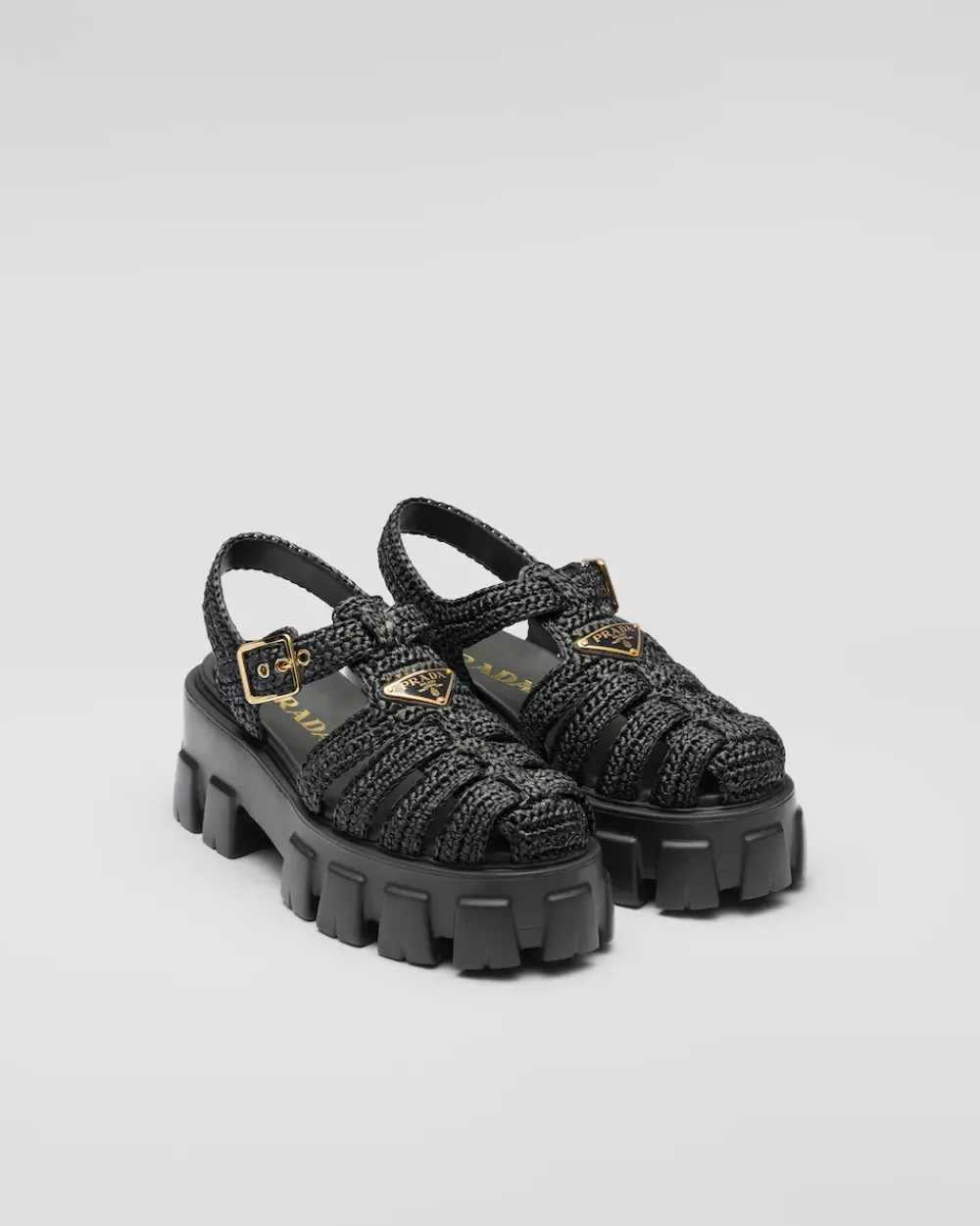 Mujer Prada SANDALIAS^Sandalias De Croché Monolith