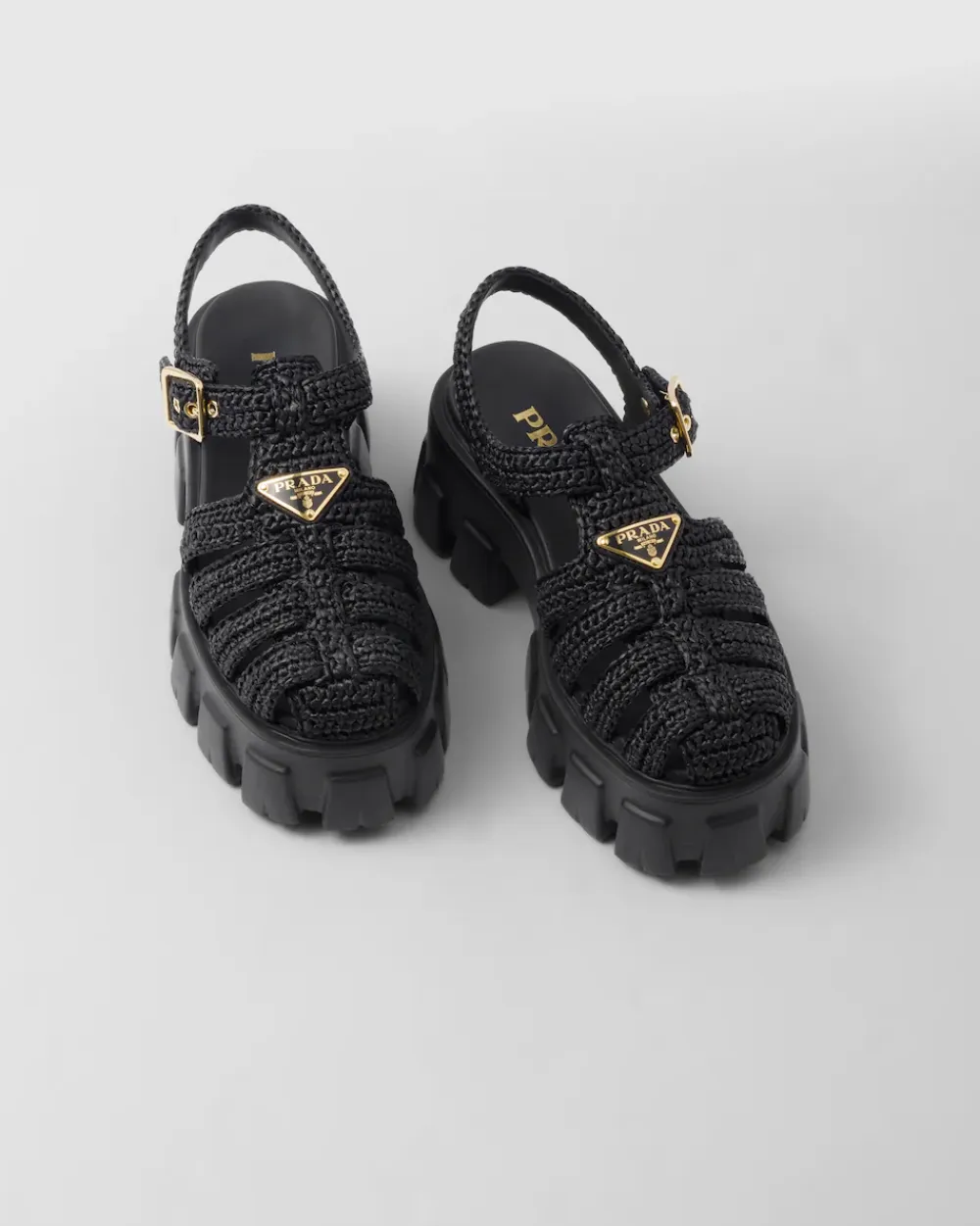 Mujer Prada SANDALIAS^Sandalias De Croché Monolith