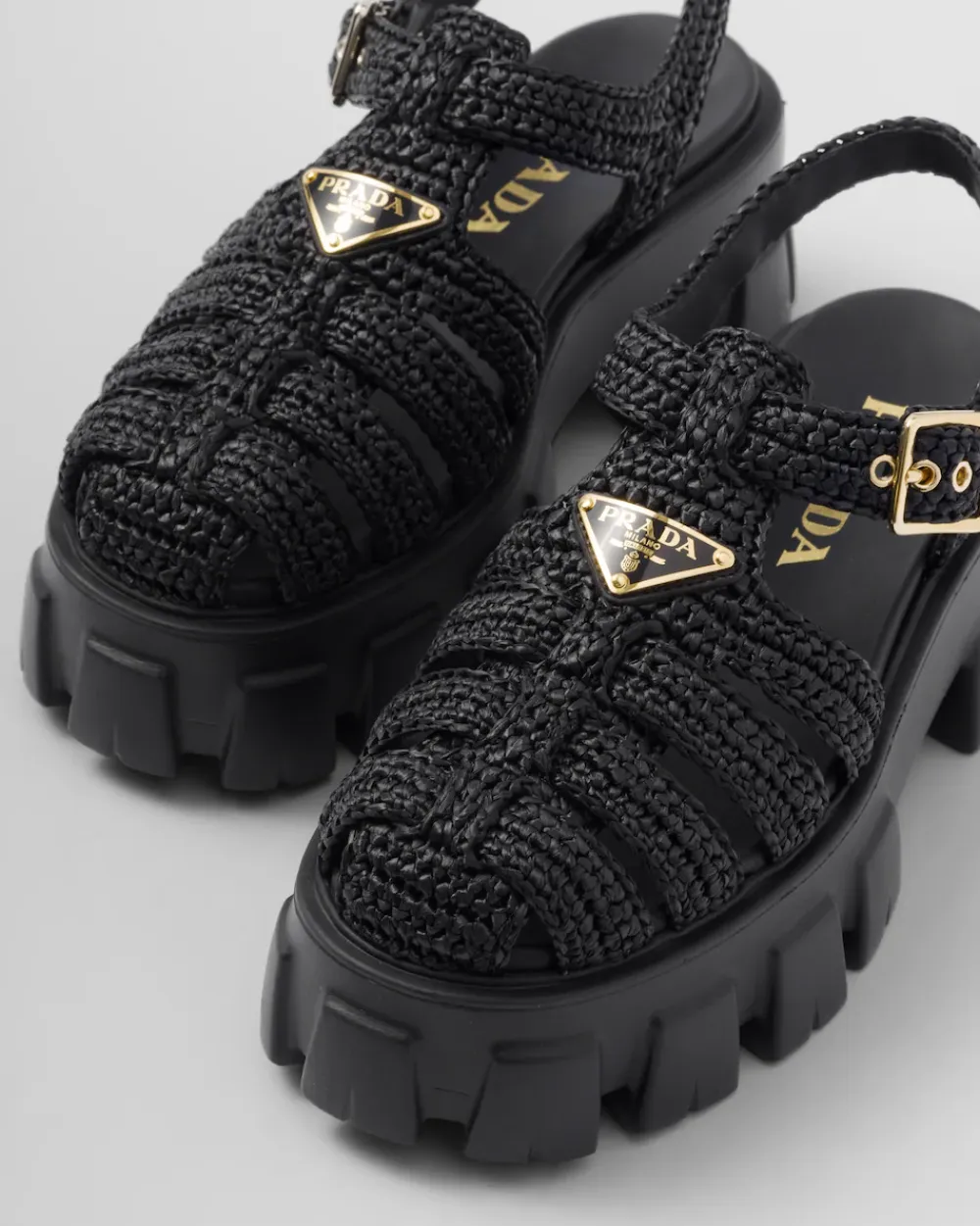 Mujer Prada SANDALIAS^Sandalias De Croché Monolith