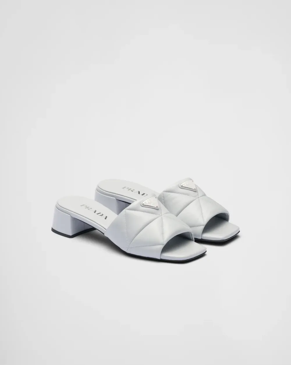 Mujer Prada PANTUFLAS Y CHINELAS^Sandalias De Napa Acolchada
