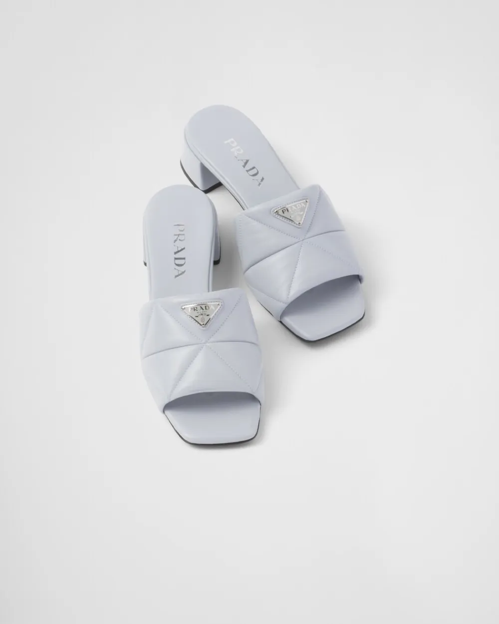 Mujer Prada PANTUFLAS Y CHINELAS^Sandalias De Napa Acolchada
