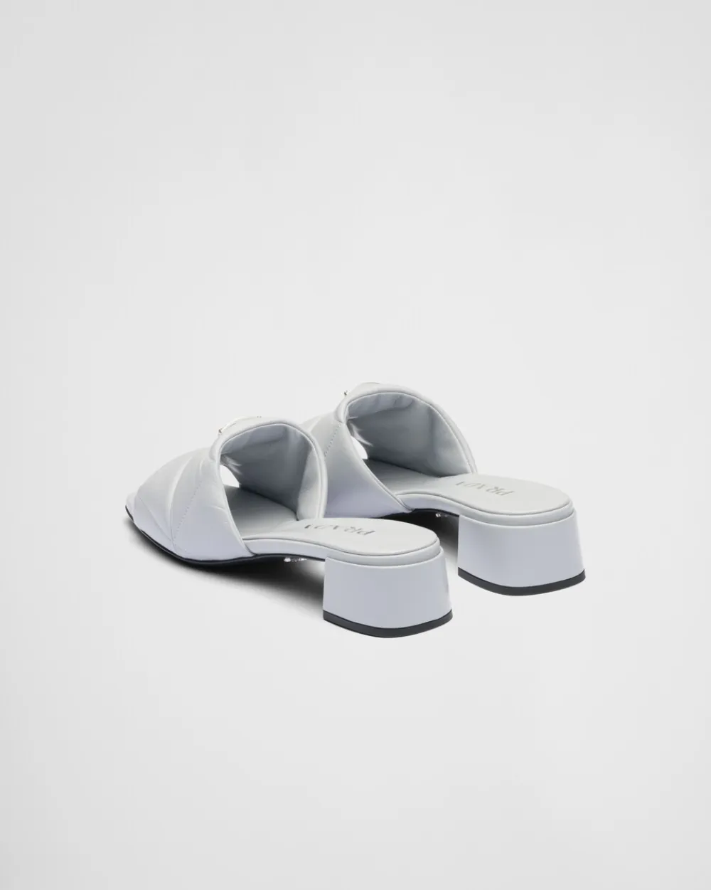 Mujer Prada PANTUFLAS Y CHINELAS^Sandalias De Napa Acolchada