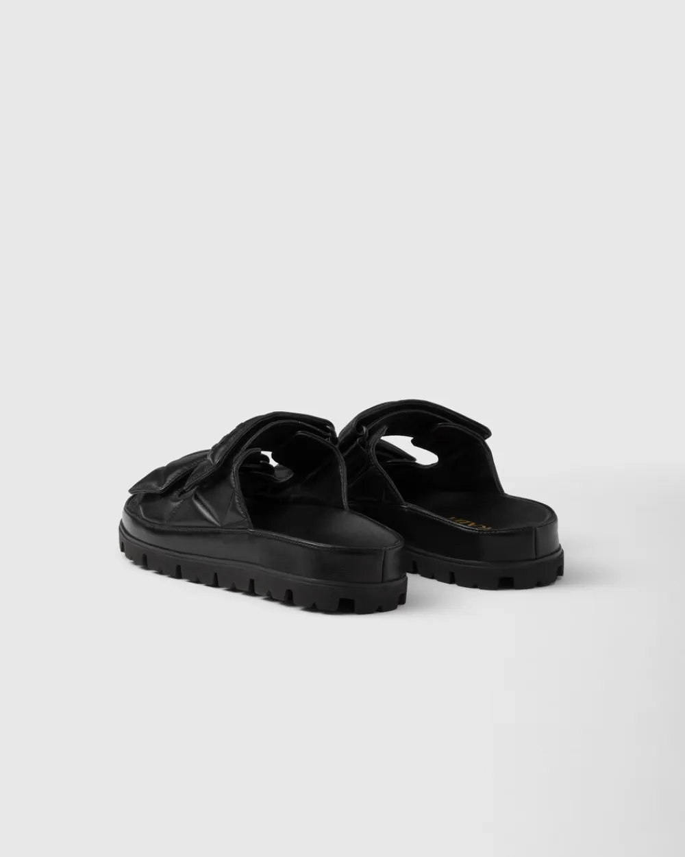 Mujer Prada PANTUFLAS Y CHINELAS^Sandalias De Napa Acolchadas
