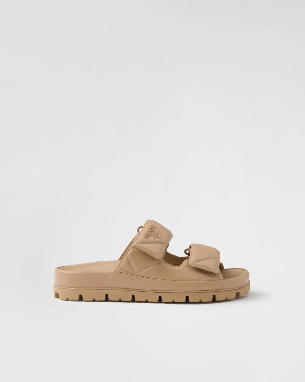 Mujer Prada PANTUFLAS Y CHINELAS^Sandalias De Napa Acolchadas