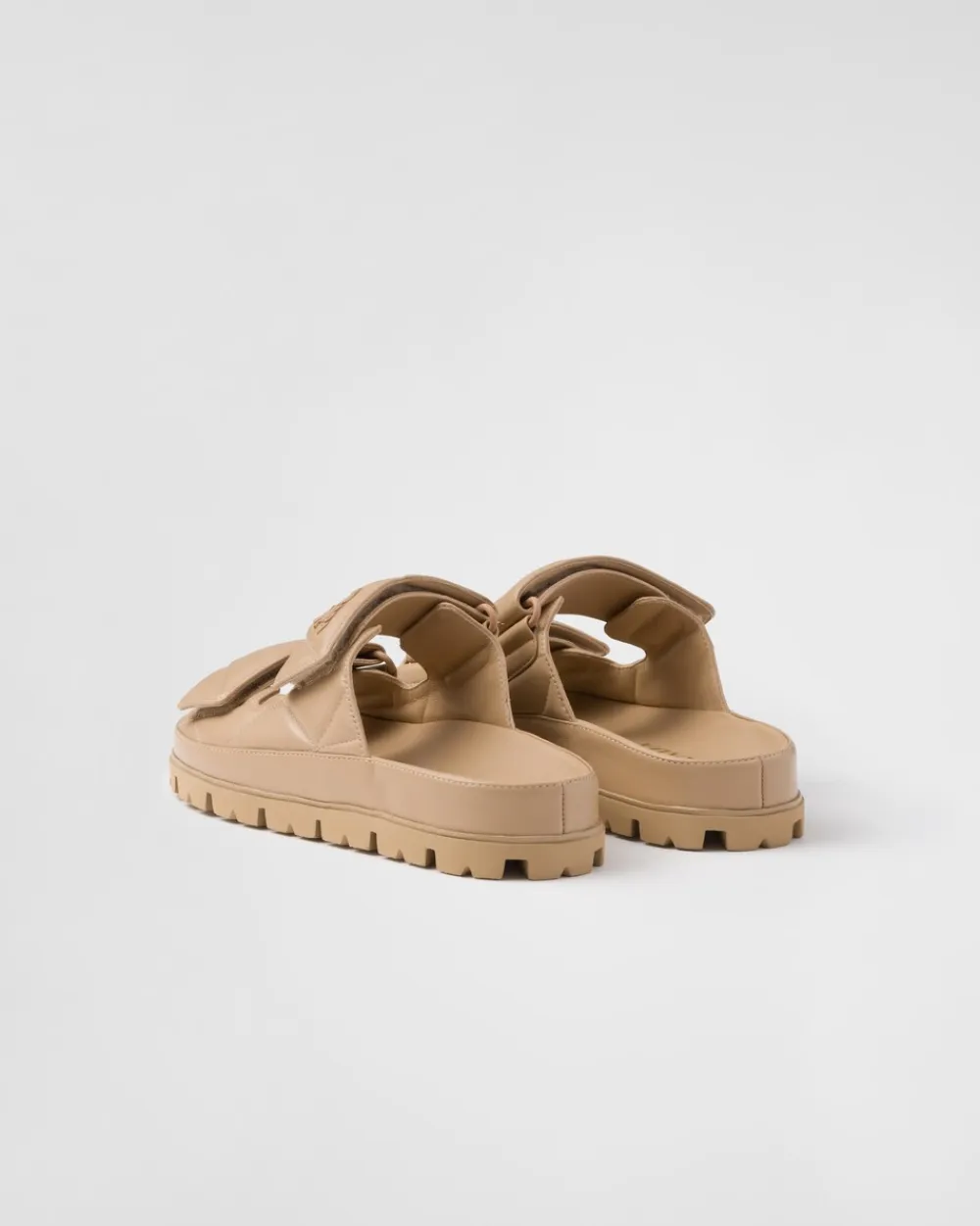 Mujer Prada PANTUFLAS Y CHINELAS^Sandalias De Napa Acolchadas