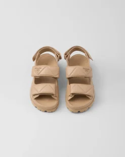 Mujer Prada SANDALIAS^Sandalias De Napa Acolchadas