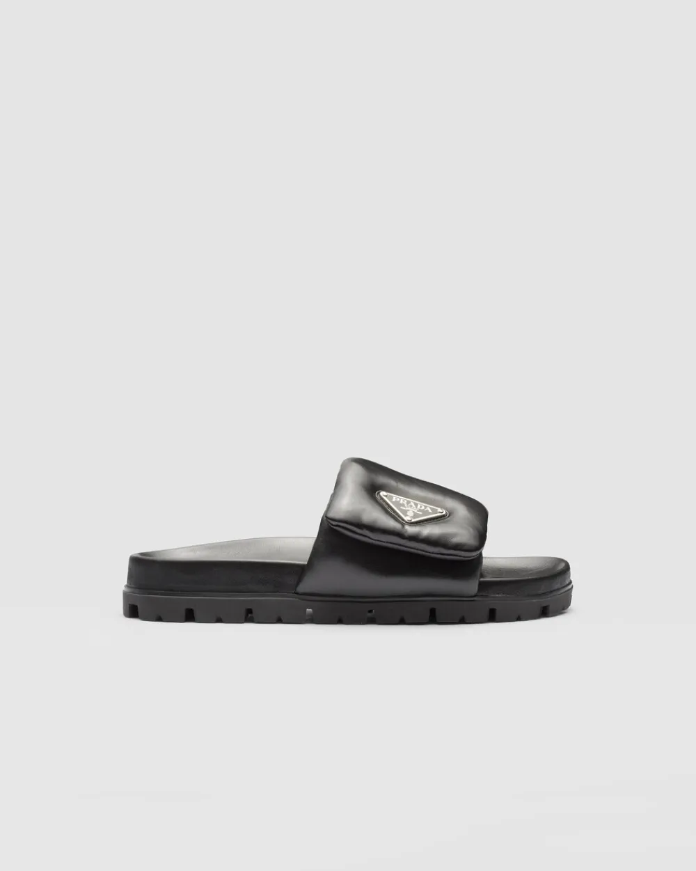 Mujer Prada PANTUFLAS Y CHINELAS^Sandalias De Napa Acolchada Soft