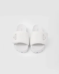 Mujer Prada PANTUFLAS Y CHINELAS^Sandalias De Napa Acolchada Soft