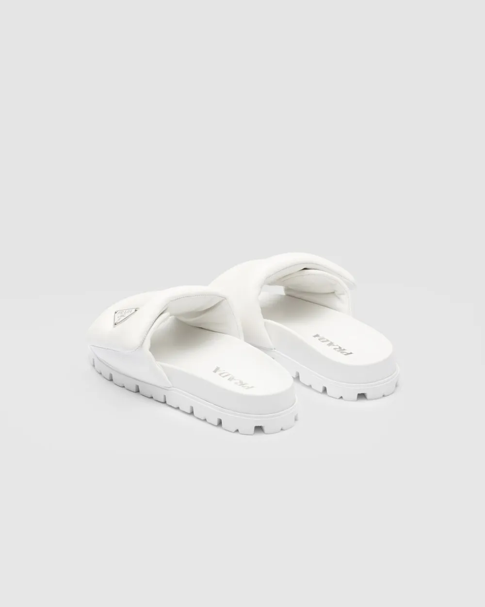 Mujer Prada PANTUFLAS Y CHINELAS^Sandalias De Napa Acolchada Soft