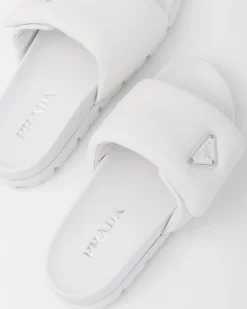 Mujer Prada PANTUFLAS Y CHINELAS^Sandalias De Napa Acolchada Soft
