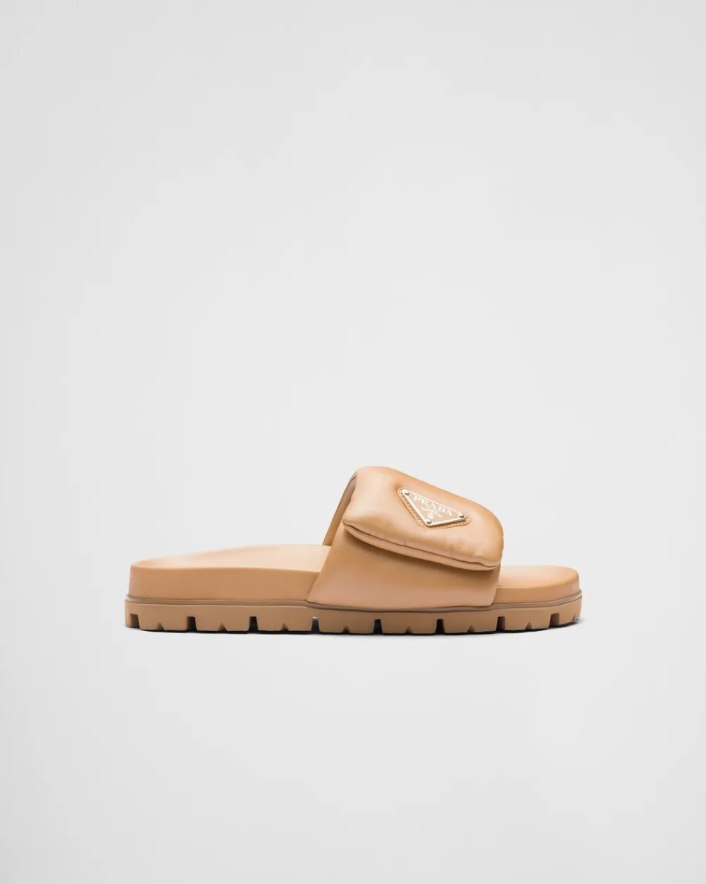 Mujer Prada PANTUFLAS Y CHINELAS^Sandalias De Napa Acolchada Soft