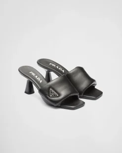 Mujer Prada PANTUFLAS Y CHINELAS^Sandalias De Napa Acolchada Soft