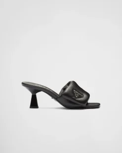 Mujer Prada PANTUFLAS Y CHINELAS^Sandalias De Napa Acolchada Soft