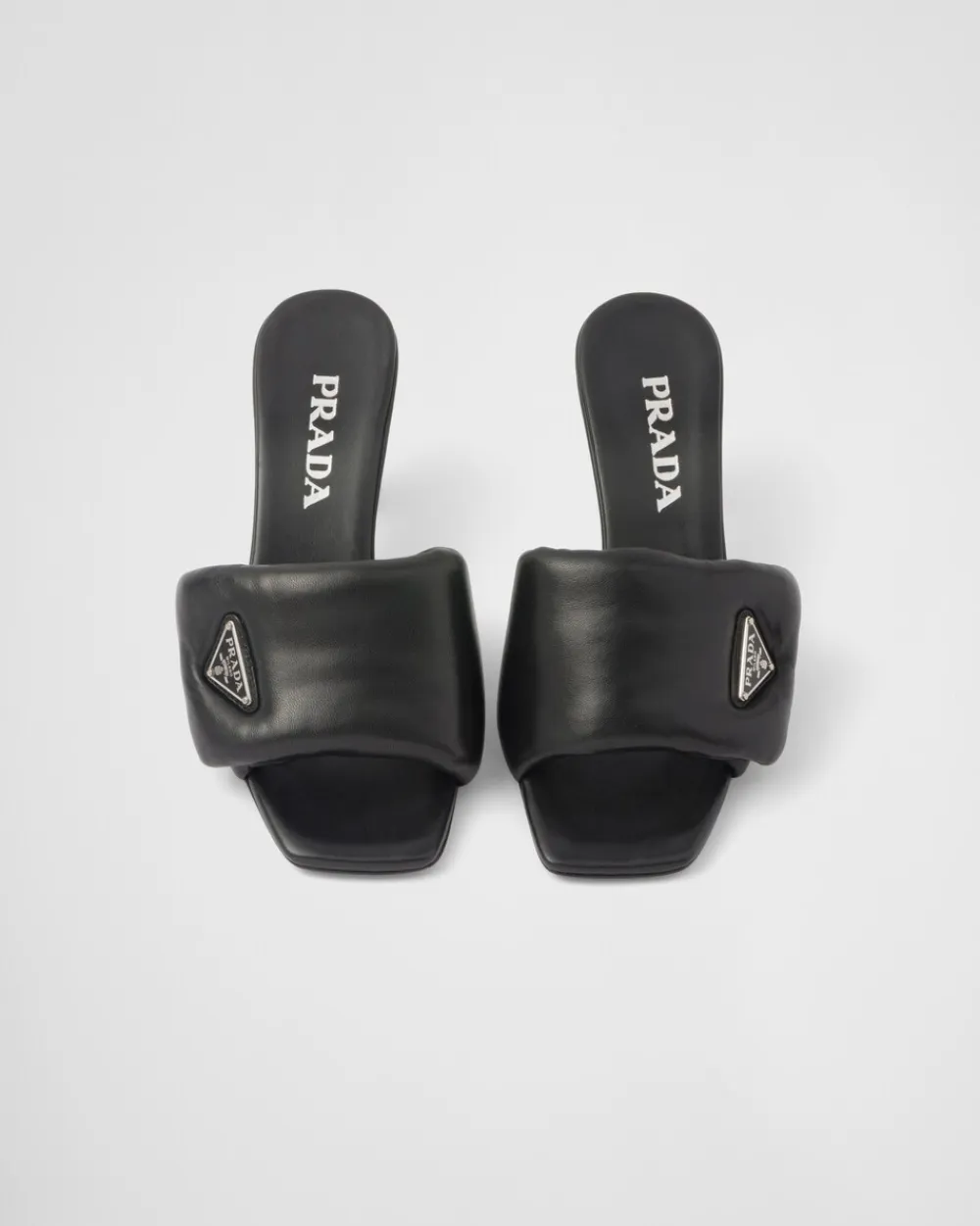 Mujer Prada PANTUFLAS Y CHINELAS^Sandalias De Napa Acolchada Soft