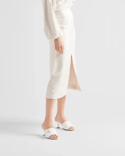 Mujer Prada PANTUFLAS Y CHINELAS^Sandalias De Napa Acolchada Soft