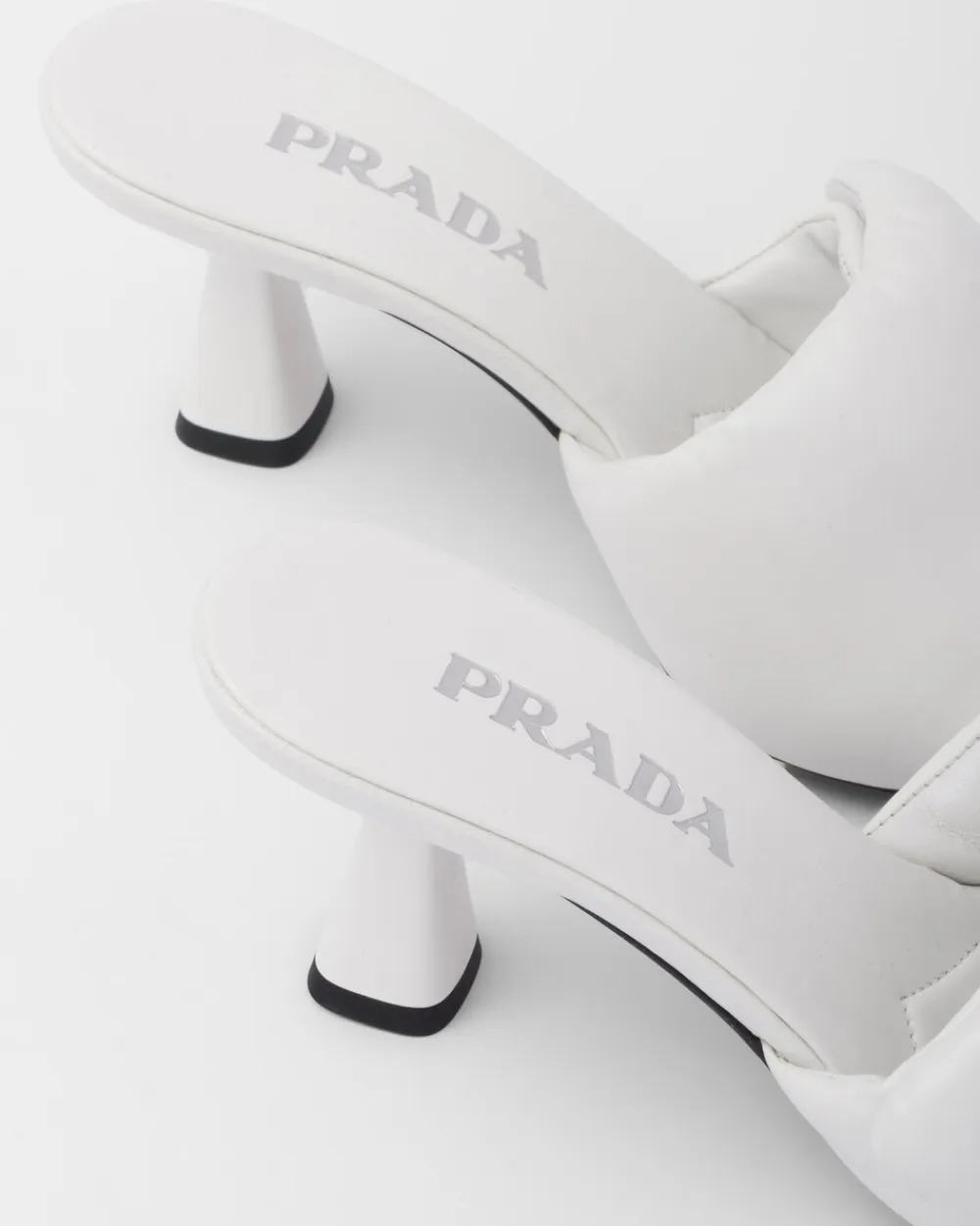 Mujer Prada PANTUFLAS Y CHINELAS^Sandalias De Napa Acolchada Soft