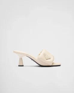 Mujer Prada PANTUFLAS Y CHINELAS^Sandalias De Napa Acolchada Soft