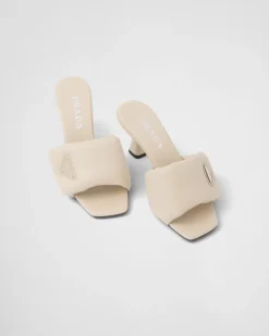 Mujer Prada PANTUFLAS Y CHINELAS^Sandalias De Napa Acolchada Soft