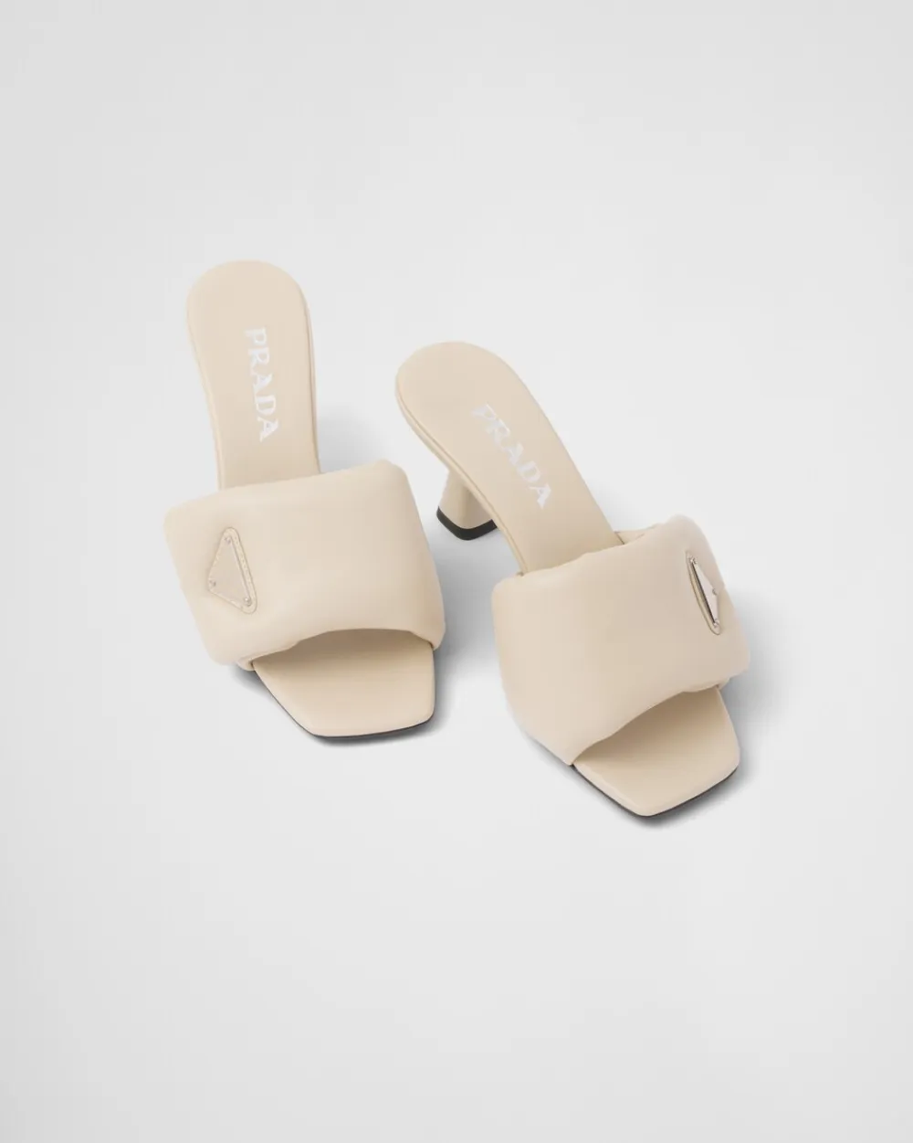 Mujer Prada PANTUFLAS Y CHINELAS^Sandalias De Napa Acolchada Soft