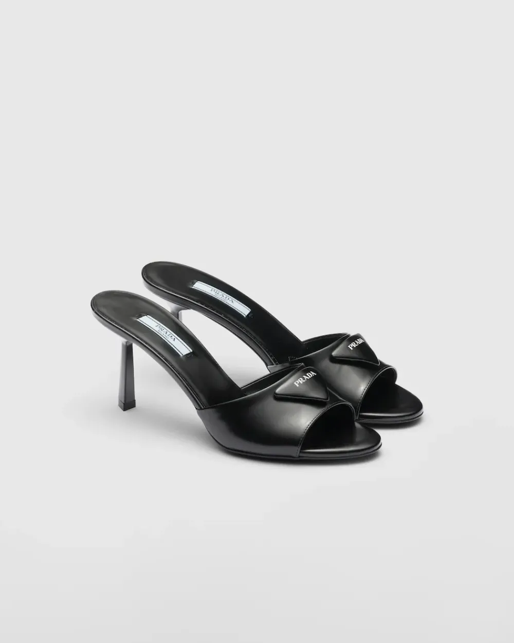 Mujer Prada PANTUFLAS Y CHINELAS^Sandalias De Piel Cepillada