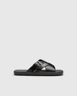Hombre Prada SANDALIAS^Sandalias De Piel Cepillada