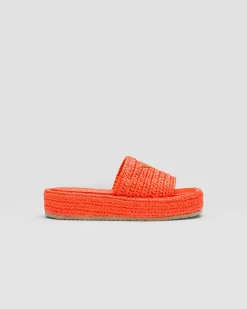 Mujer Prada PANTUFLAS Y CHINELAS^Sandalias De Plataforma De Croché